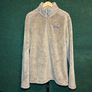 Patagonia Teddy Fleece Quarter-Zip Pullover - Tan